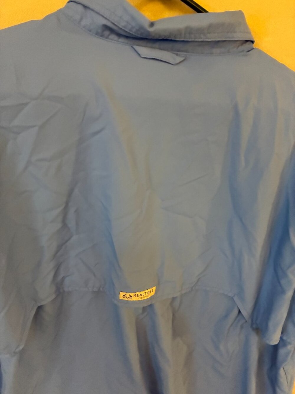 Realtree Fishing Shirt Mens Size XXL Vented Blue Button Down SS Outdoor Gorpcore - Picture 5 of 8